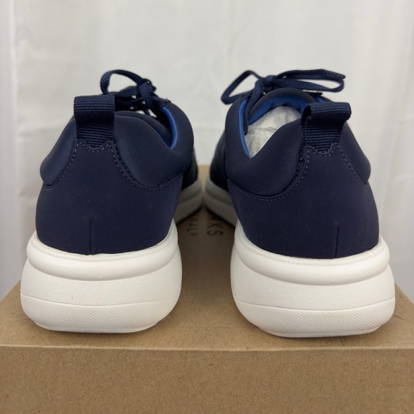 Clarks Women's Ezera Cloudsteppers Lace Sneaker, Dark Navy Camo Size - 12M.  NIB - Picture 12 of 15